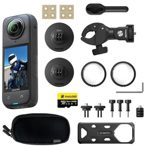 Insta360_Filmadora_X4_Motorcycle_Bundle_X405_CAM_Kit_CINSABMA_ Insta360 Filmadora X4 Motorcycle Bundle (X405-CAM Kit) CINSABMA