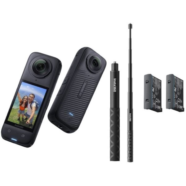 foto 5 Insta360 Filmadora X4 Kit Adventure CINSABMA 256GB/114CM Self/2 Baterías