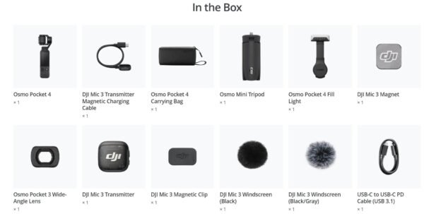 DJI Osmo Pocket 4 Combo Creator